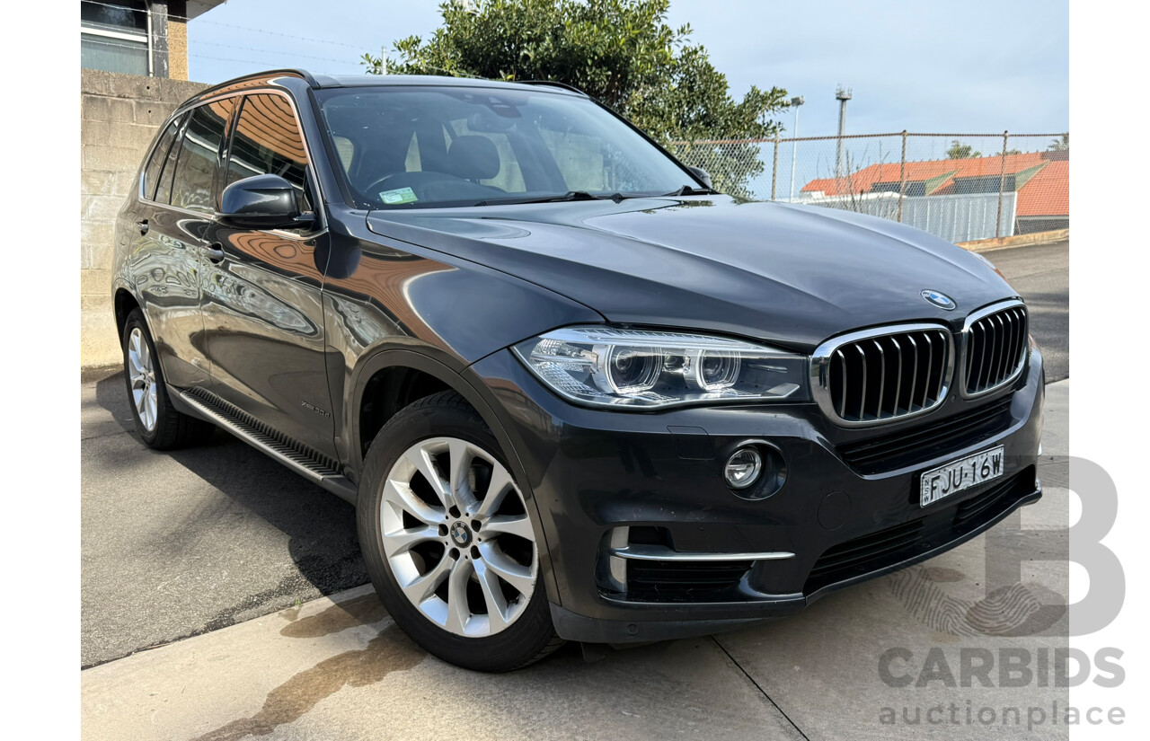 03/2018 Bmw X5 xDRIVE30d (AWD) F15 MY18 4D 7 Seat Wagon Sophisto Grey Turbo Diesel 3.0L