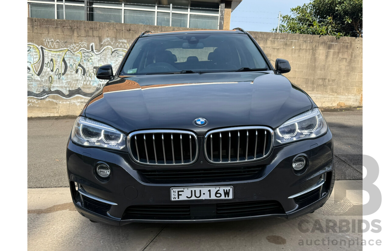 03/2018 Bmw X5 xDRIVE30d (AWD) F15 MY18 4D 7 Seat Wagon Sophisto Grey Turbo Diesel 3.0L