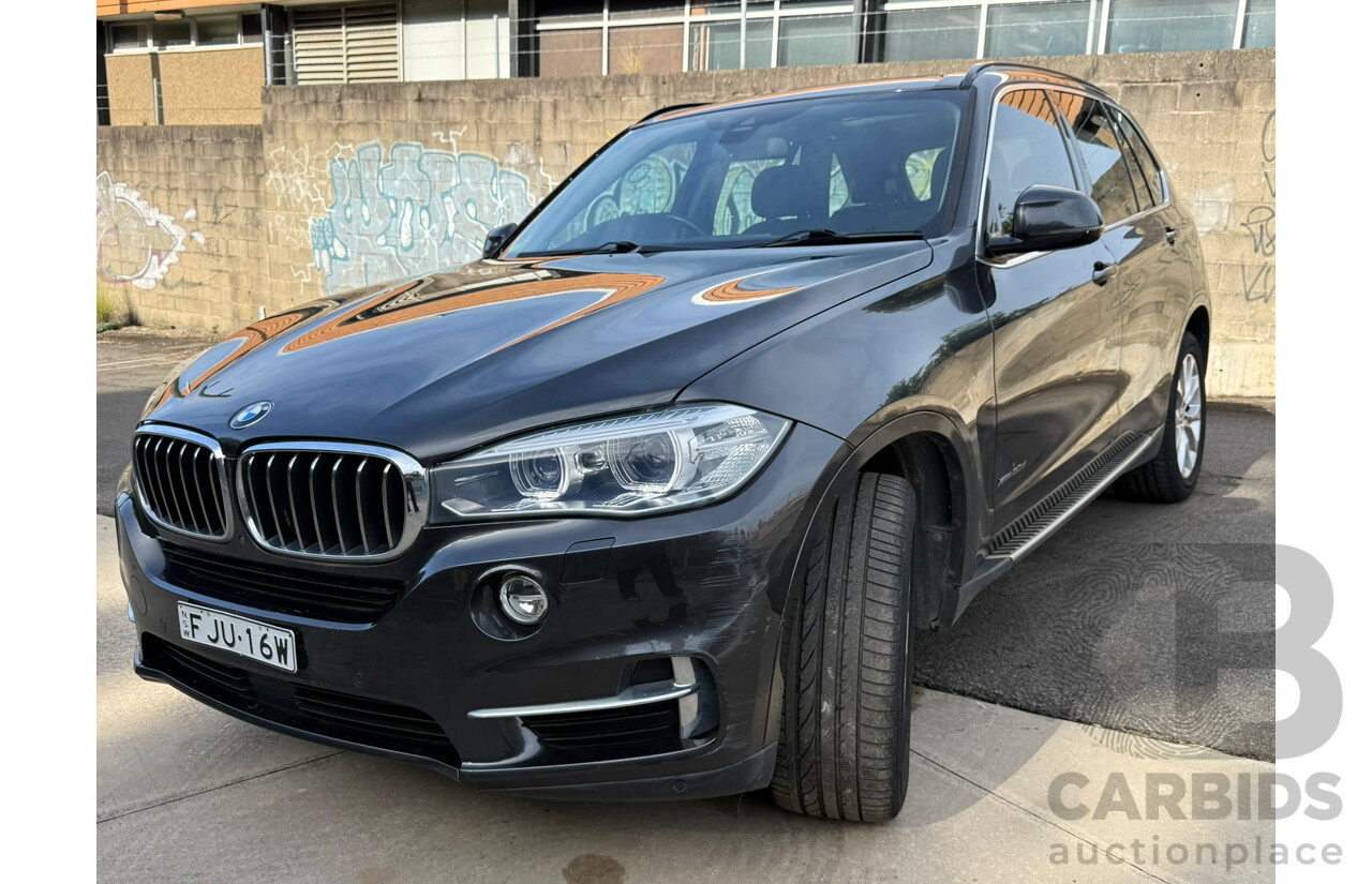 03/2018 Bmw X5 xDRIVE30d (AWD) F15 MY18 4D 7 Seat Wagon Sophisto Grey Turbo Diesel 3.0L