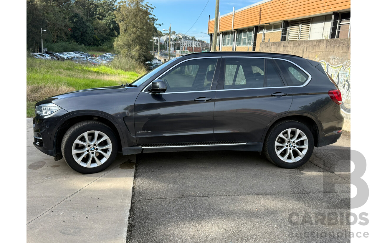 03/2018 Bmw X5 xDRIVE30d (AWD) F15 MY18 4D 7 Seat Wagon Sophisto Grey Turbo Diesel 3.0L
