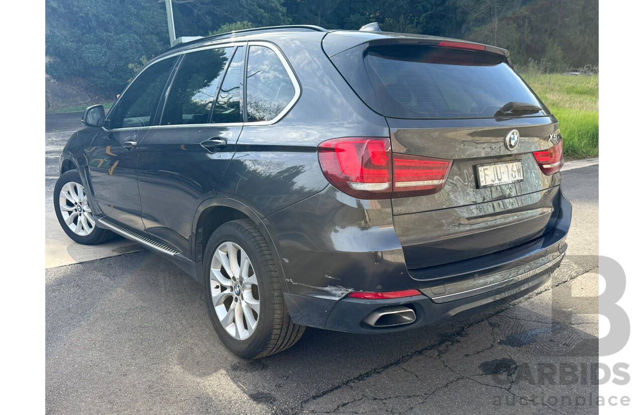 03/2018 Bmw X5 xDRIVE30d (AWD) F15 MY18 4D 7 Seat Wagon Sophisto Grey Turbo Diesel 3.0L