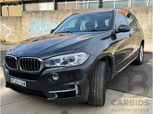 03/2018 Bmw X5 xDRIVE30d (AWD) F15 MY18 4D 7 Seat Wagon Sophisto Grey Turbo Diesel 3.0L