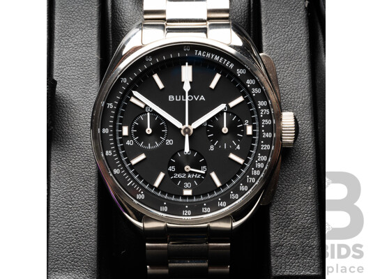 Bulova Apollo Lunar Pilot - Black Chronograph Quartz Movement, 43.5mm 2024: 98K111