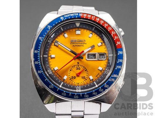 Vintage Seiko Pogue Apollo Lunar Watch 40mm, Automatic - 6139-6002