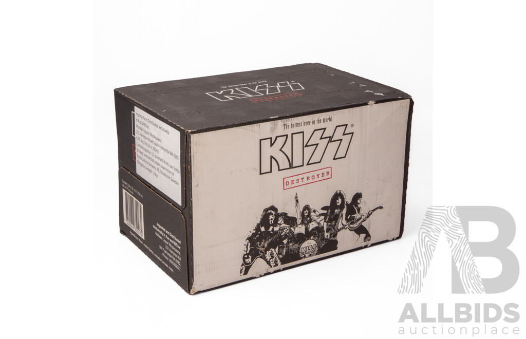 Original Case of Kiss Destroyer Beer in Original Packaging