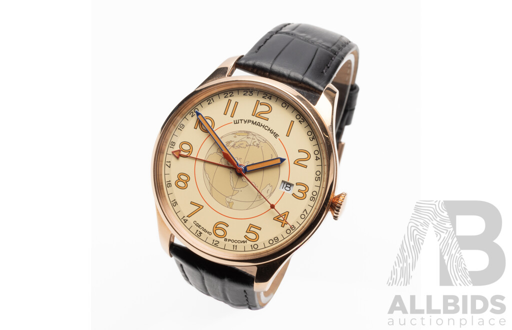 Sturmanskie 42mm Sputnik GMT Quartz Movement. Ref: 51524/1079664 - as New