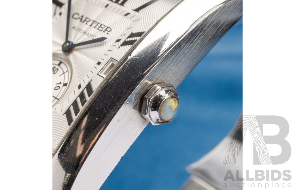 Cartier Tank MC 3589 Automatic Stainless Steel Watch, Ref. W5330003