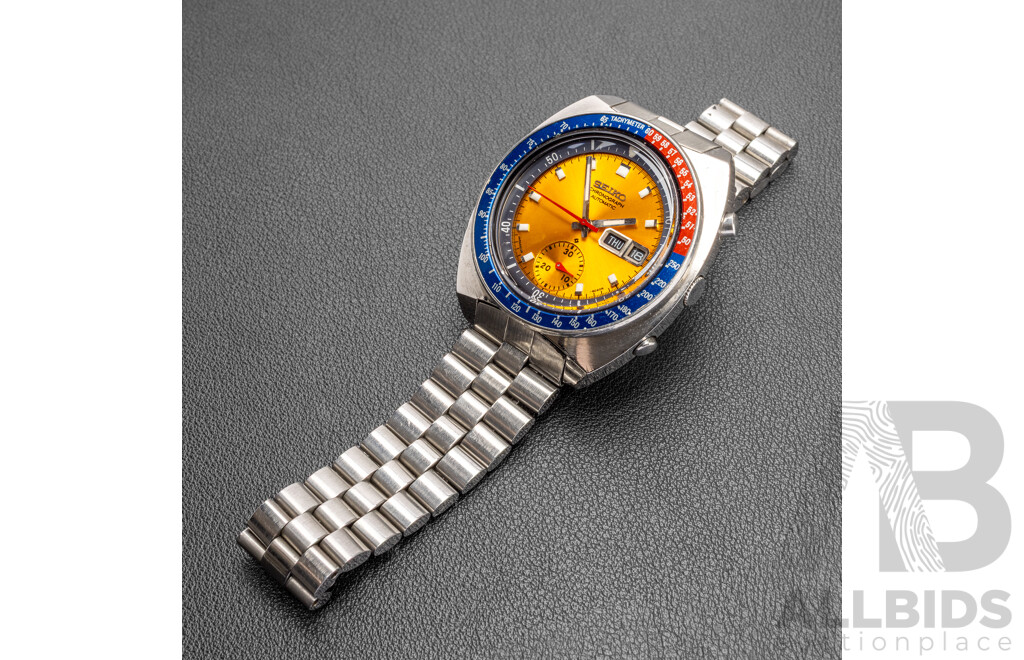 Vintage Seiko Pogue Apollo Lunar Watch 40mm, Automatic - 6139-6002