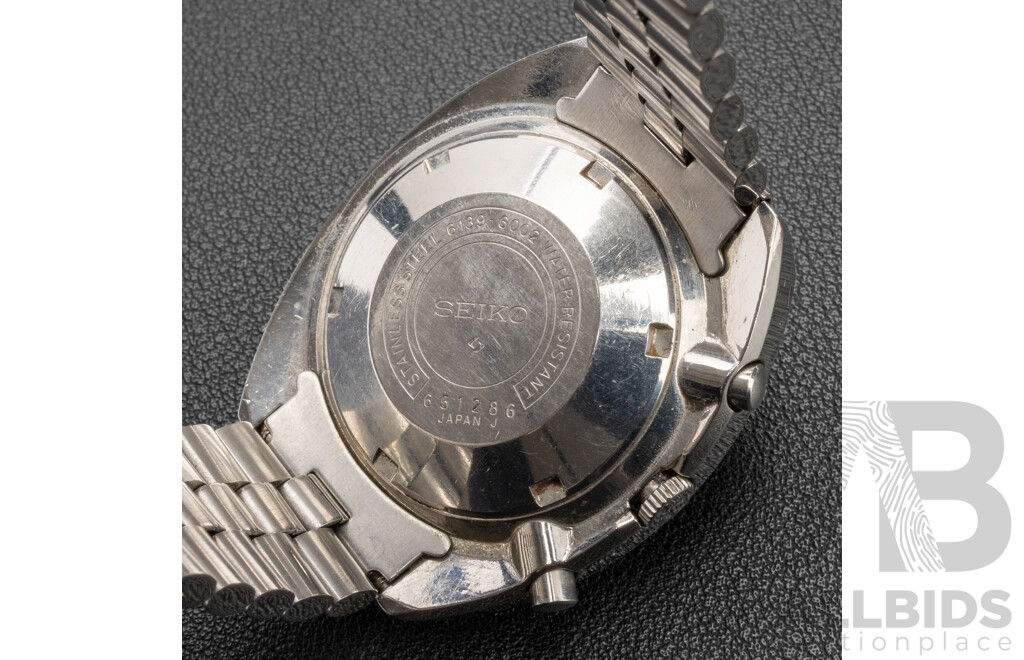 Vintage Seiko Pogue Apollo Lunar Watch 40mm, Automatic - 6139-6002