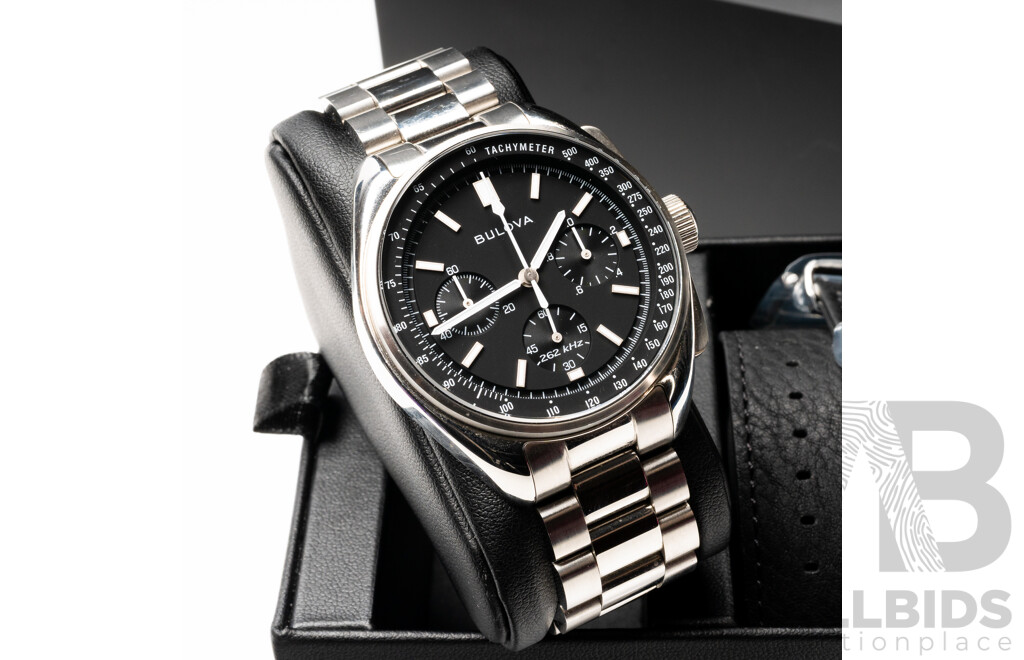 Bulova Apollo Lunar Pilot - Black Chronograph Quartz Movement, 43.5mm 2024: 98K111
