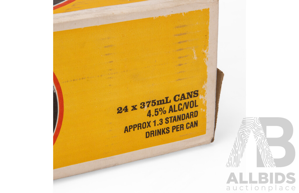 Original Case of 24 Duff Beer Cans in Original Packaging