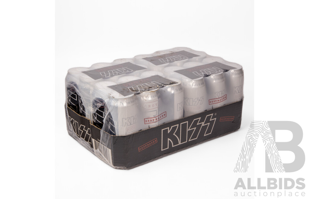 Original Case of Kiss Destroyer Beer in Original Packaging