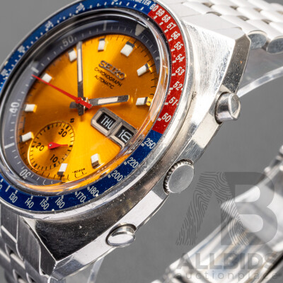 Vintage Seiko Pogue Apollo Lunar Watch 40mm, Automatic - 6139-6002