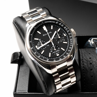 Bulova Apollo Lunar Pilot - Black Chronograph Quartz Movement, 43.5mm 2024: 98K111