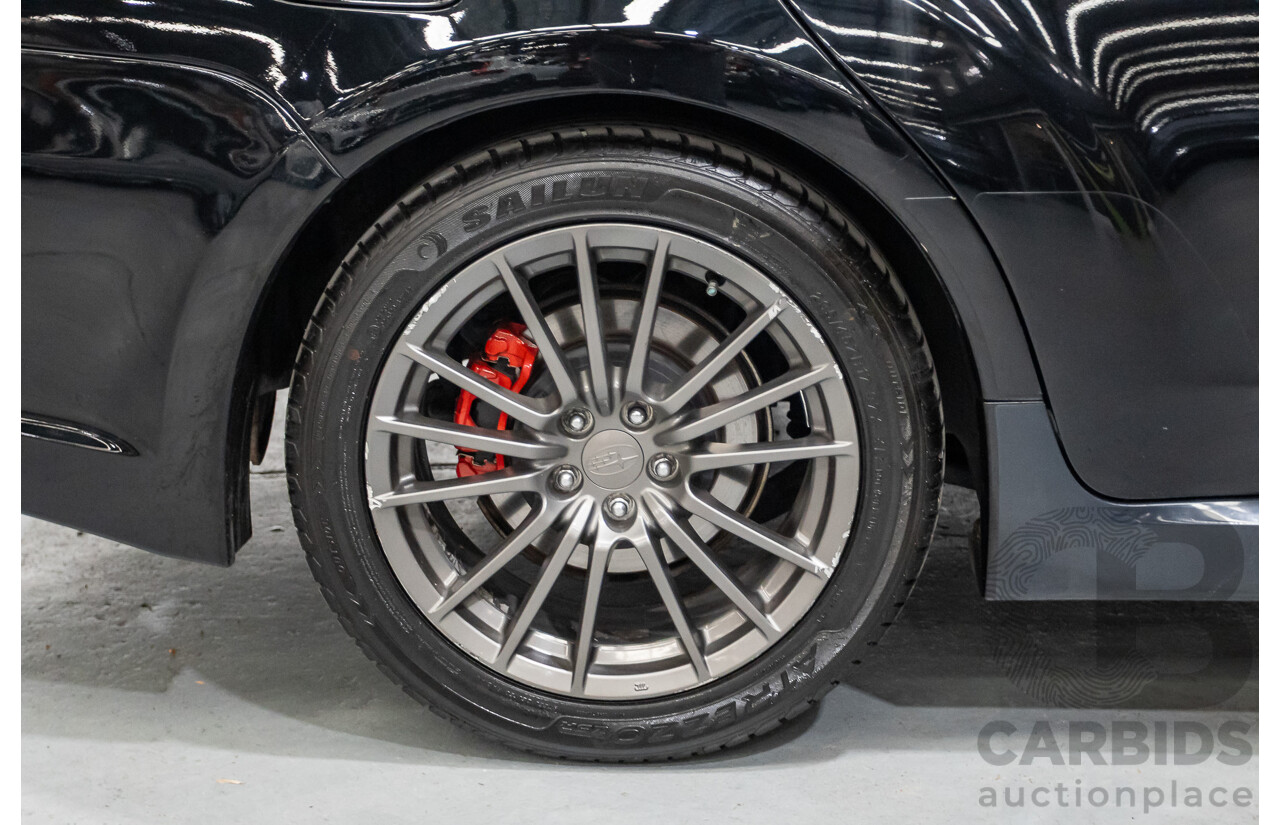6/2012 Subaru WRX (AWD) MY12 4d Sedan Obsidian Black Pearl Turbo 2.5L