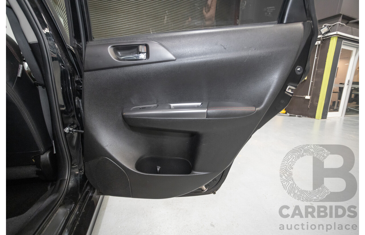 6/2012 Subaru WRX (AWD) MY12 4d Sedan Obsidian Black Pearl Turbo 2.5L