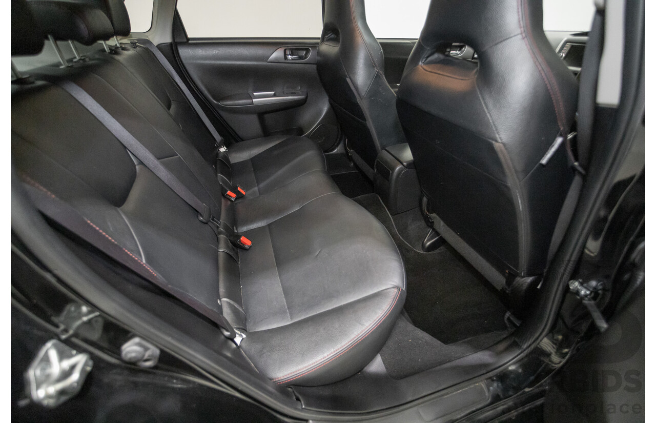 6/2012 Subaru WRX (AWD) MY12 4d Sedan Obsidian Black Pearl Turbo 2.5L