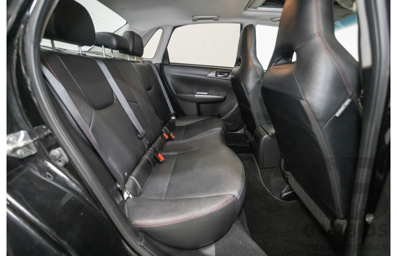 6/2012 Subaru WRX (AWD) MY12 4d Sedan Obsidian Black Pearl Turbo 2.5L