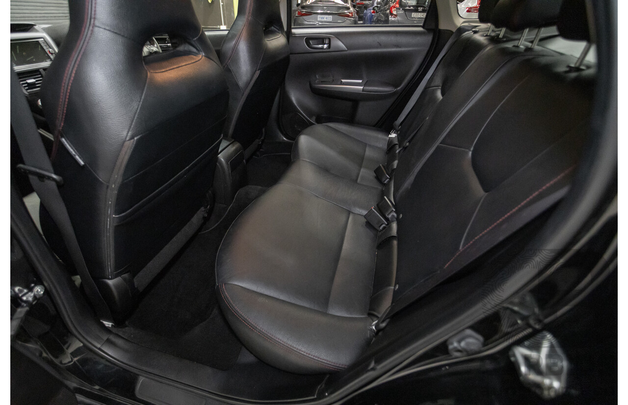 6/2012 Subaru WRX (AWD) MY12 4d Sedan Obsidian Black Pearl Turbo 2.5L