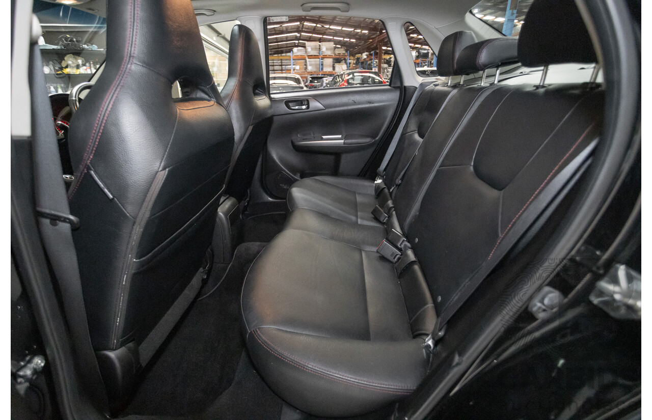 6/2012 Subaru WRX (AWD) MY12 4d Sedan Obsidian Black Pearl Turbo 2.5L
