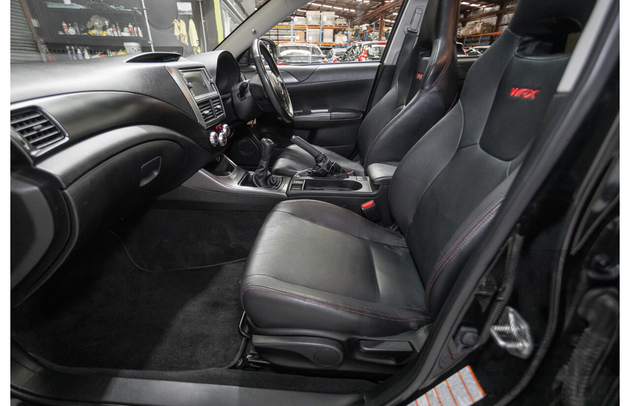 6/2012 Subaru WRX (AWD) MY12 4d Sedan Obsidian Black Pearl Turbo 2.5L