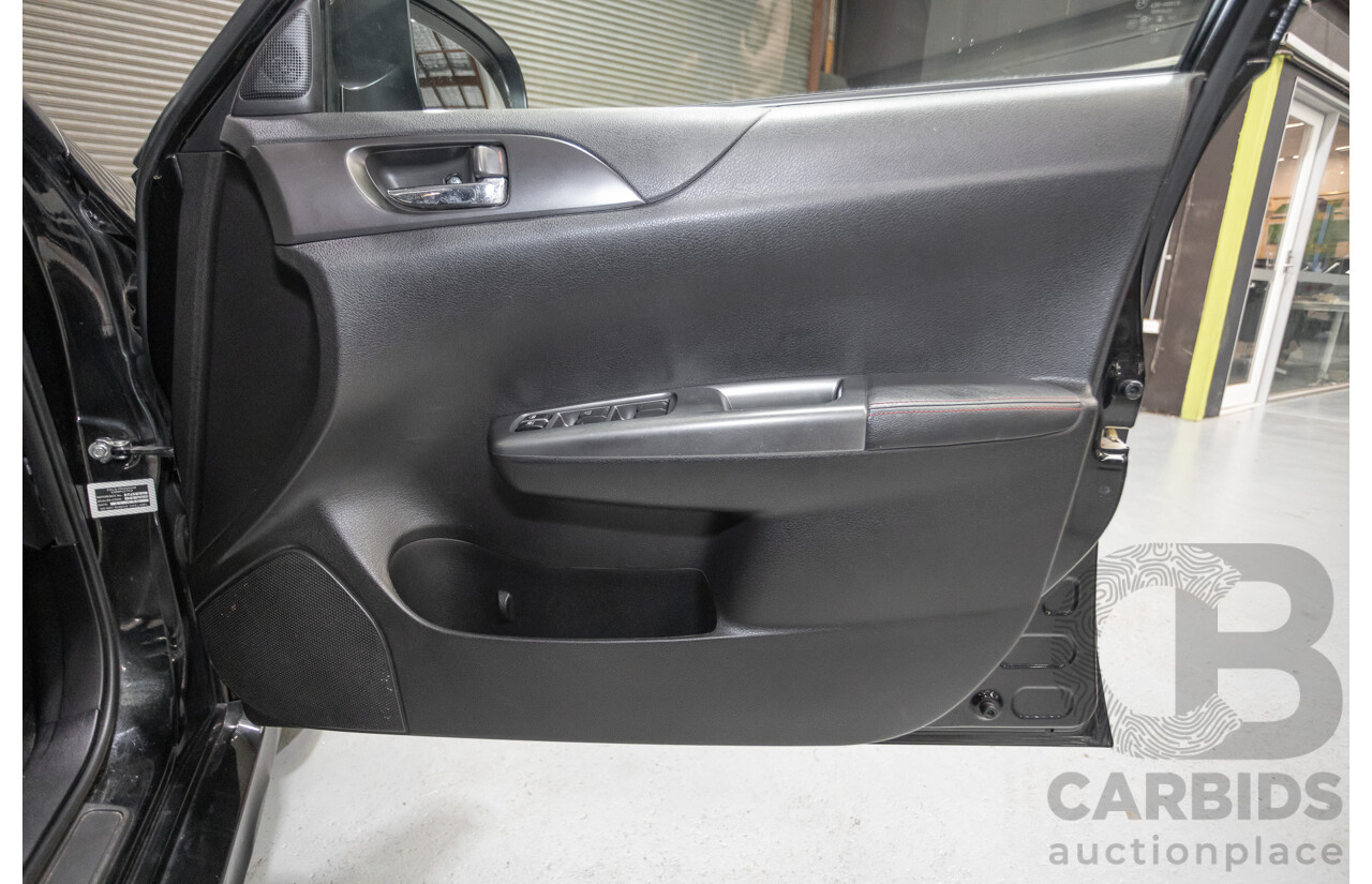 6/2012 Subaru WRX (AWD) MY12 4d Sedan Obsidian Black Pearl Turbo 2.5L