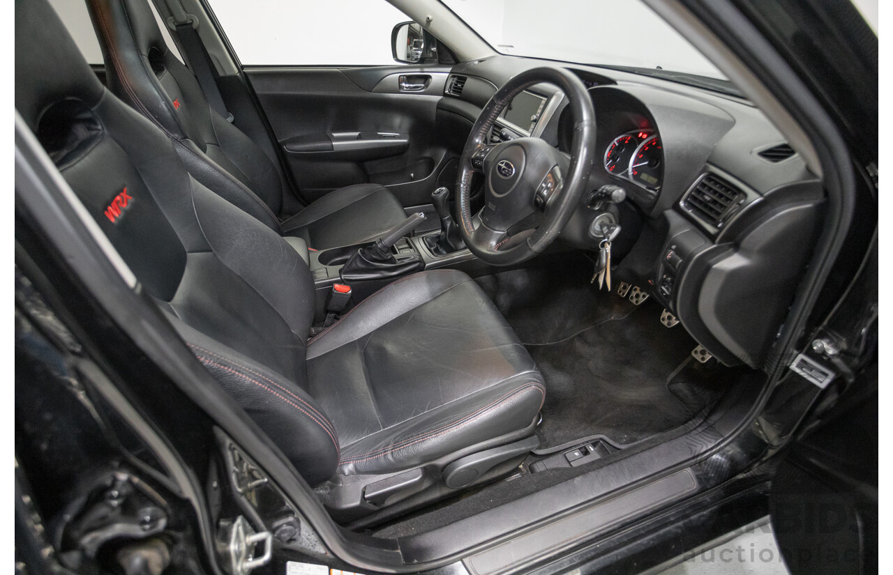 6/2012 Subaru WRX (AWD) MY12 4d Sedan Obsidian Black Pearl Turbo 2.5L