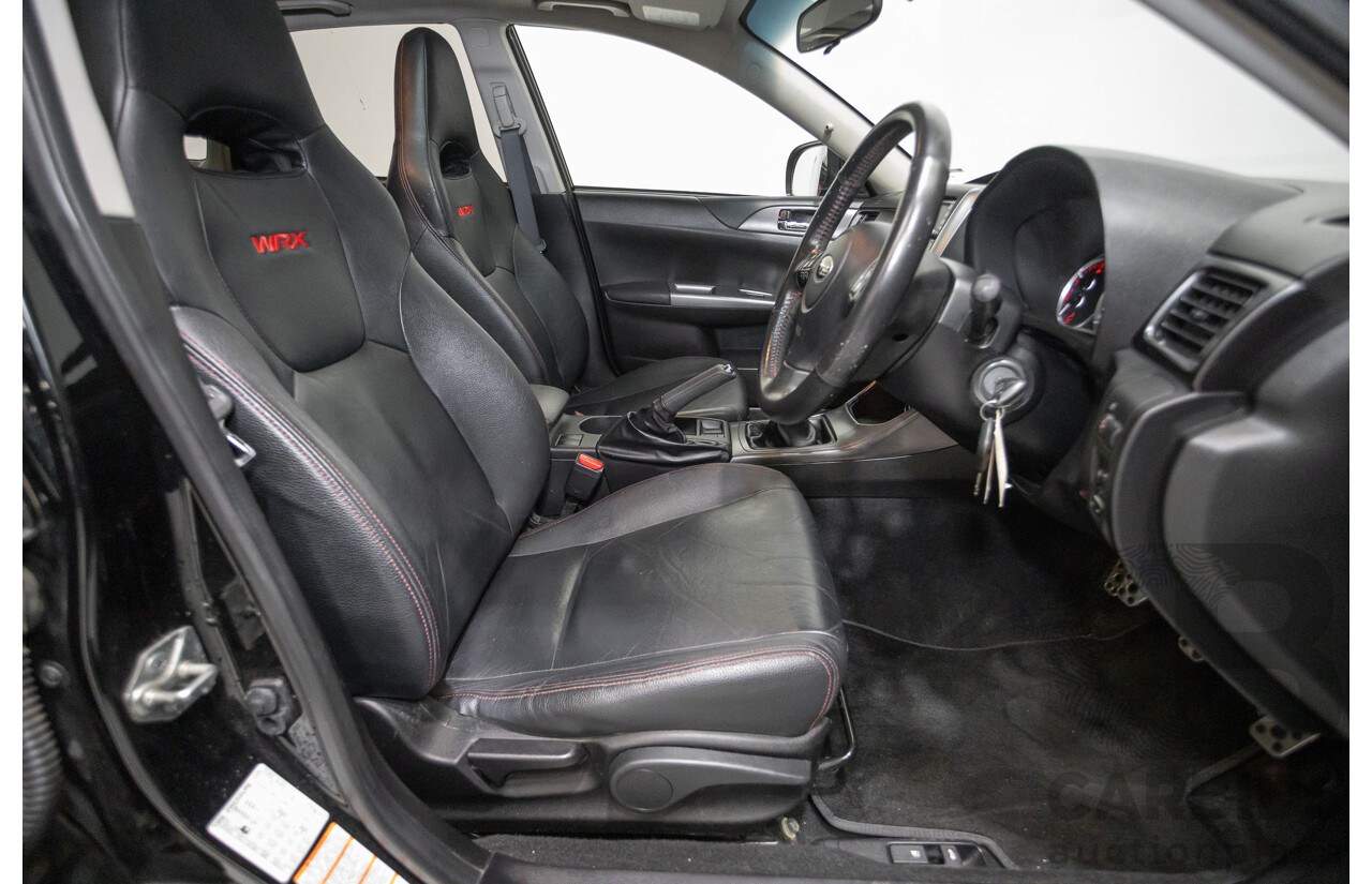 6/2012 Subaru WRX (AWD) MY12 4d Sedan Obsidian Black Pearl Turbo 2.5L