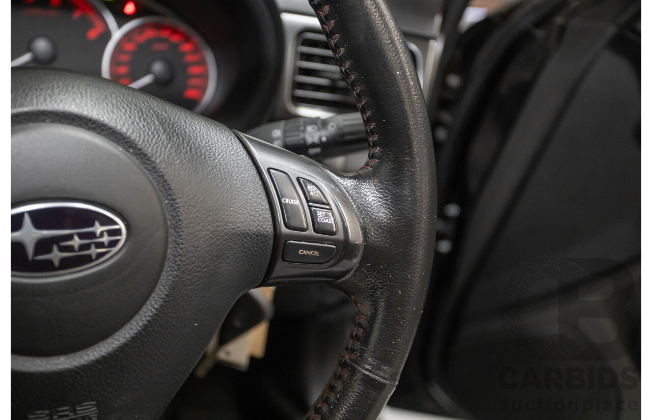 6/2012 Subaru WRX (AWD) MY12 4d Sedan Obsidian Black Pearl Turbo 2.5L