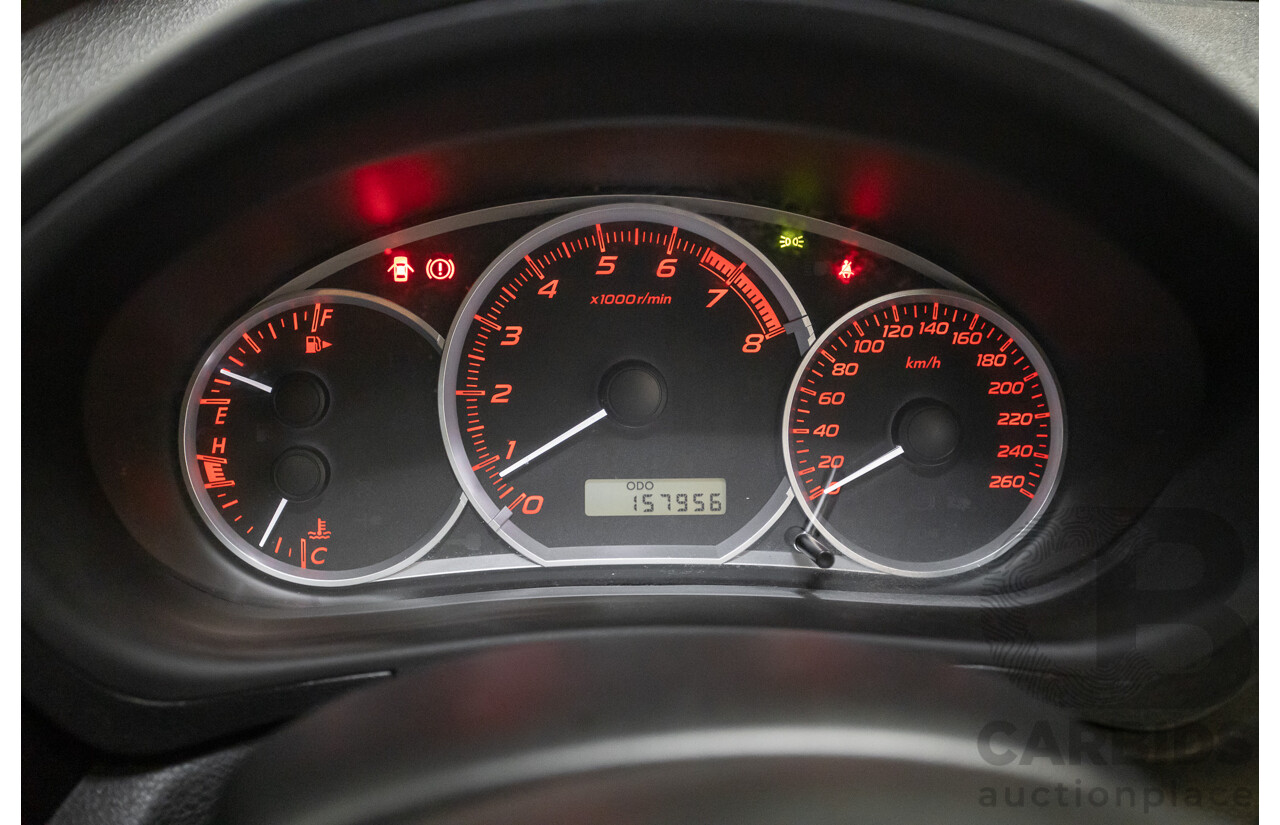 6/2012 Subaru WRX (AWD) MY12 4d Sedan Obsidian Black Pearl Turbo 2.5L