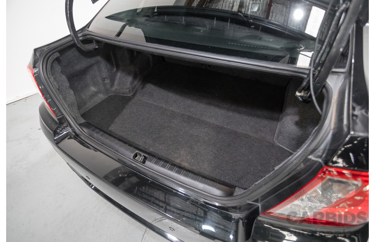 6/2012 Subaru WRX (AWD) MY12 4d Sedan Obsidian Black Pearl Turbo 2.5L