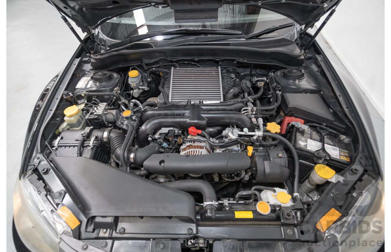 6/2012 Subaru WRX (AWD) MY12 4d Sedan Obsidian Black Pearl Turbo 2.5L