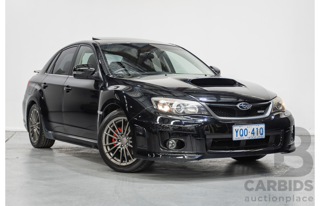6/2012 Subaru WRX (AWD) MY12 4d Sedan Obsidian Black Pearl Turbo 2.5L