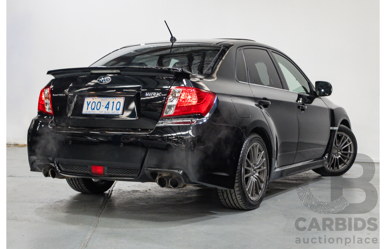 6/2012 Subaru WRX (AWD) MY12 4d Sedan Obsidian Black Pearl Turbo 2.5L