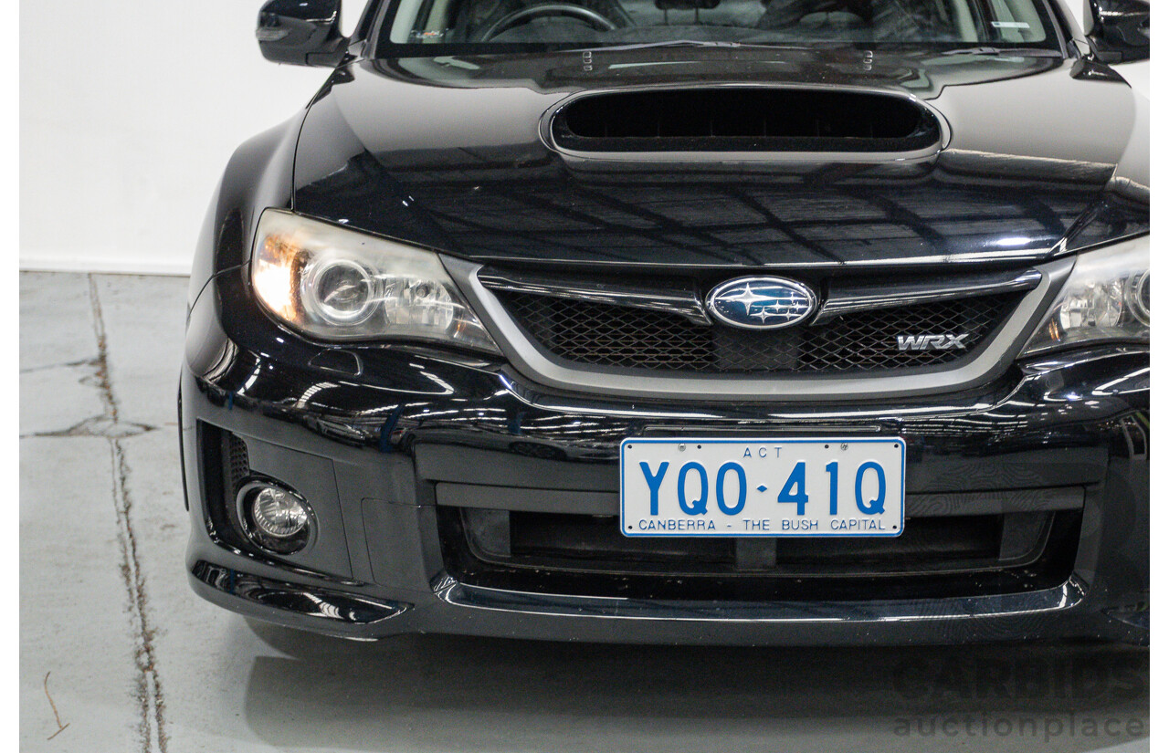 6/2012 Subaru WRX (AWD) MY12 4d Sedan Obsidian Black Pearl Turbo 2.5L
