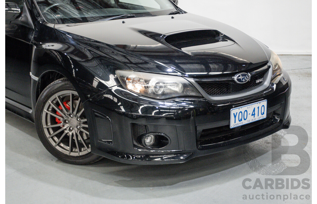 6/2012 Subaru WRX (AWD) MY12 4d Sedan Obsidian Black Pearl Turbo 2.5L