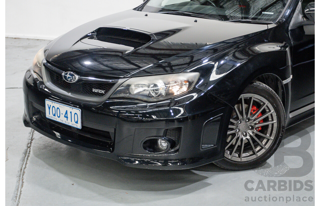 6/2012 Subaru WRX (AWD) MY12 4d Sedan Obsidian Black Pearl Turbo 2.5L