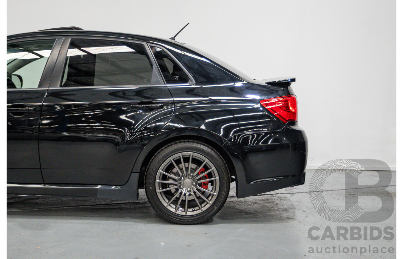 6/2012 Subaru WRX (AWD) MY12 4d Sedan Obsidian Black Pearl Turbo 2.5L