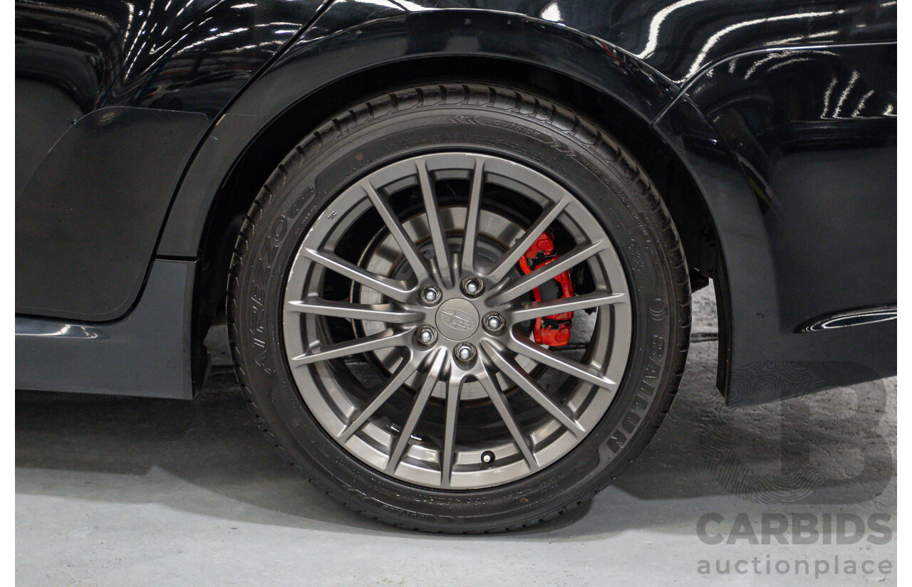 6/2012 Subaru WRX (AWD) MY12 4d Sedan Obsidian Black Pearl Turbo 2.5L
