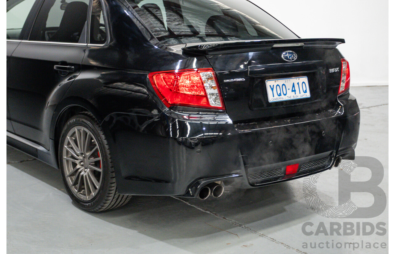 6/2012 Subaru WRX (AWD) MY12 4d Sedan Obsidian Black Pearl Turbo 2.5L