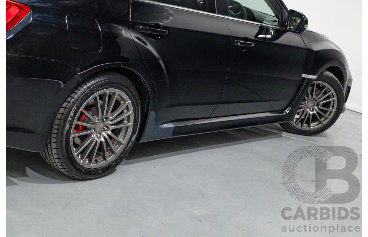 6/2012 Subaru WRX (AWD) MY12 4d Sedan Obsidian Black Pearl Turbo 2.5L