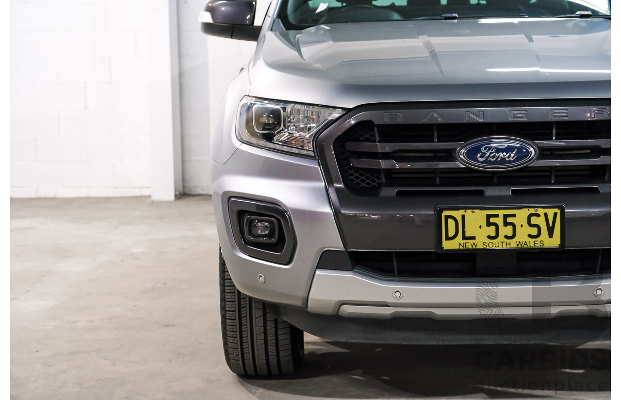 5/2021 Ford Ranger Wildtrak 3.2 (4x4) PX MKIII MY21.25 Double Cab P/Up Aluminium Metallic Turbo Diesel 3.2L
