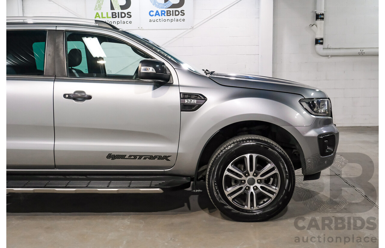 5/2021 Ford Ranger Wildtrak 3.2 (4x4) PX MKIII MY21.25 Double Cab P/Up Aluminium Metallic Turbo Diesel 3.2L