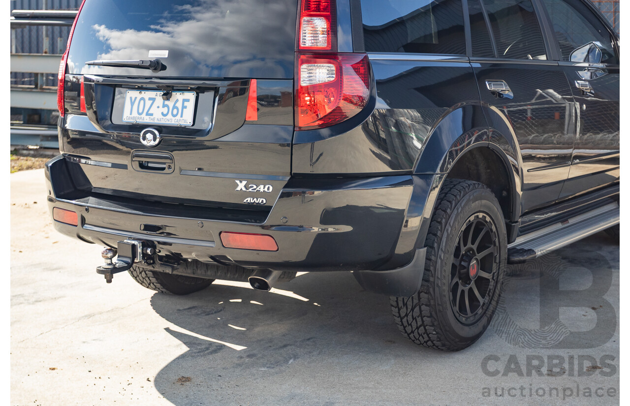 6/2010 Great Wall X240 (4x4) CC6461KY 4d Wagon Crystal Black 2.4L