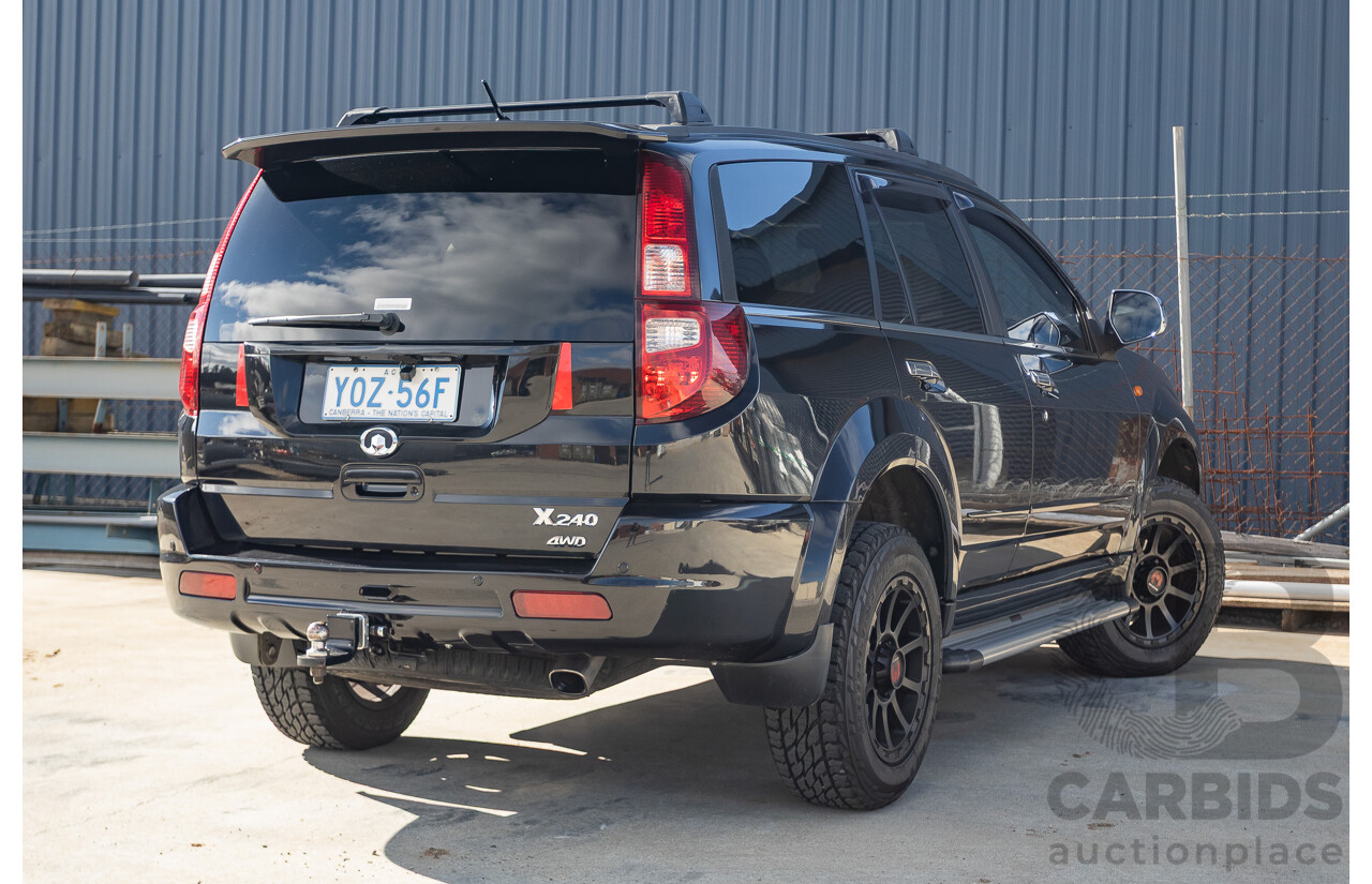 6/2010 Great Wall X240 (4x4) CC6461KY 4d Wagon Crystal Black 2.4L