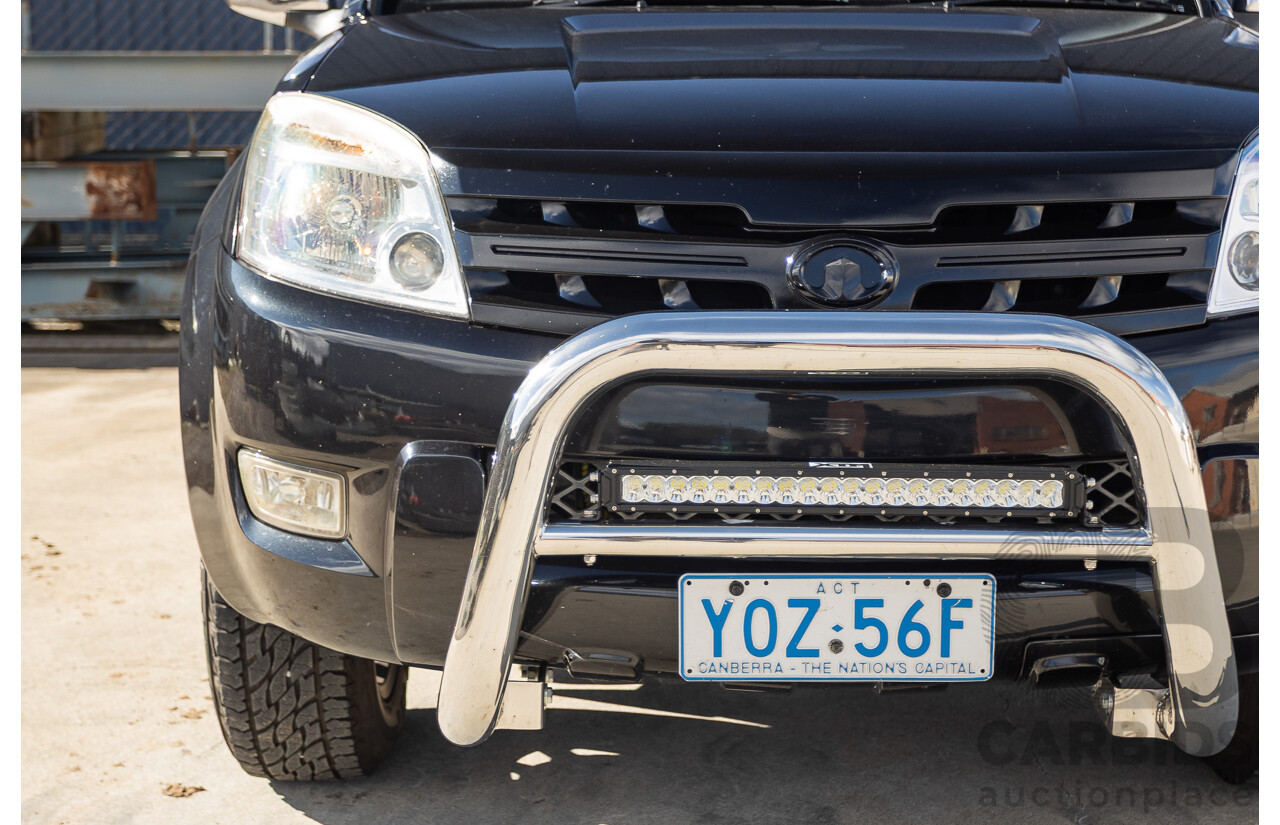 6/2010 Great Wall X240 (4x4) CC6461KY 4d Wagon Crystal Black 2.4L