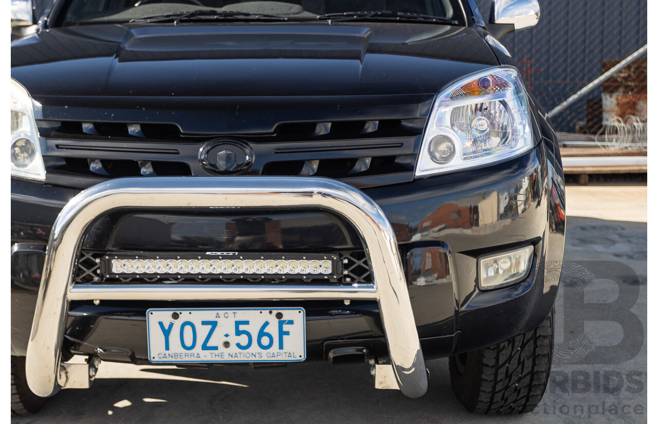 6/2010 Great Wall X240 (4x4) CC6461KY 4d Wagon Crystal Black 2.4L