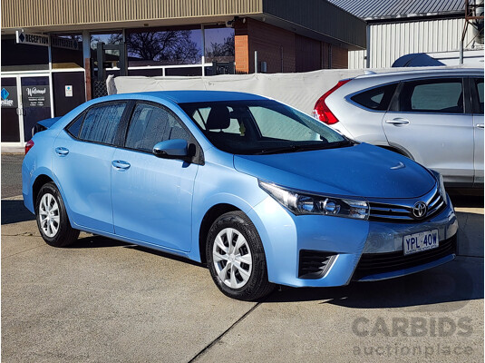 06/2015 Toyota Corolla Ascent ZRE172R 4d Sedan Blue 1.8L