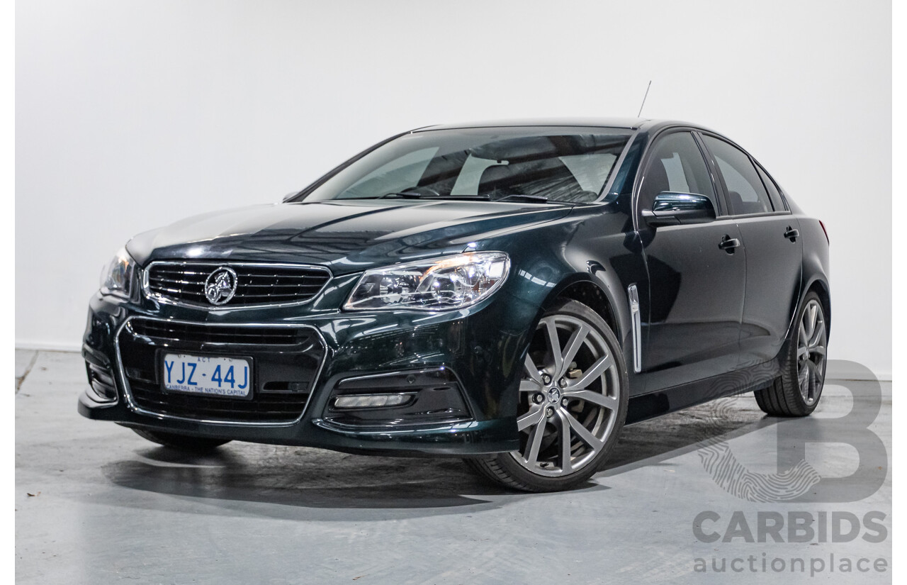 12/2013 Holden Commodore SV6 RWD VE II MY12.5 4D Sedan Regal Peacock Green 3.6L
