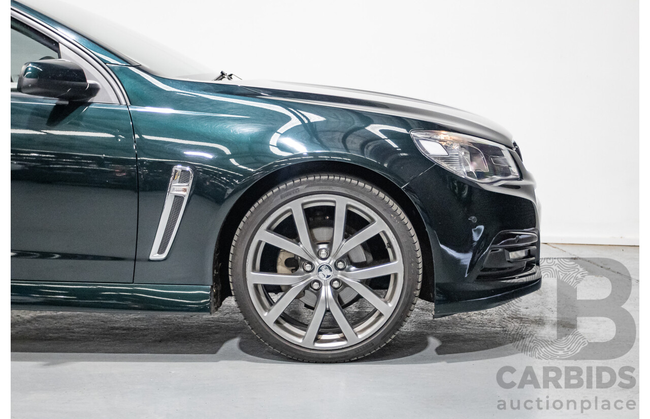 12/2013 Holden Commodore SV6 RWD VE II MY12.5 4D Sedan Regal Peacock Green 3.6L